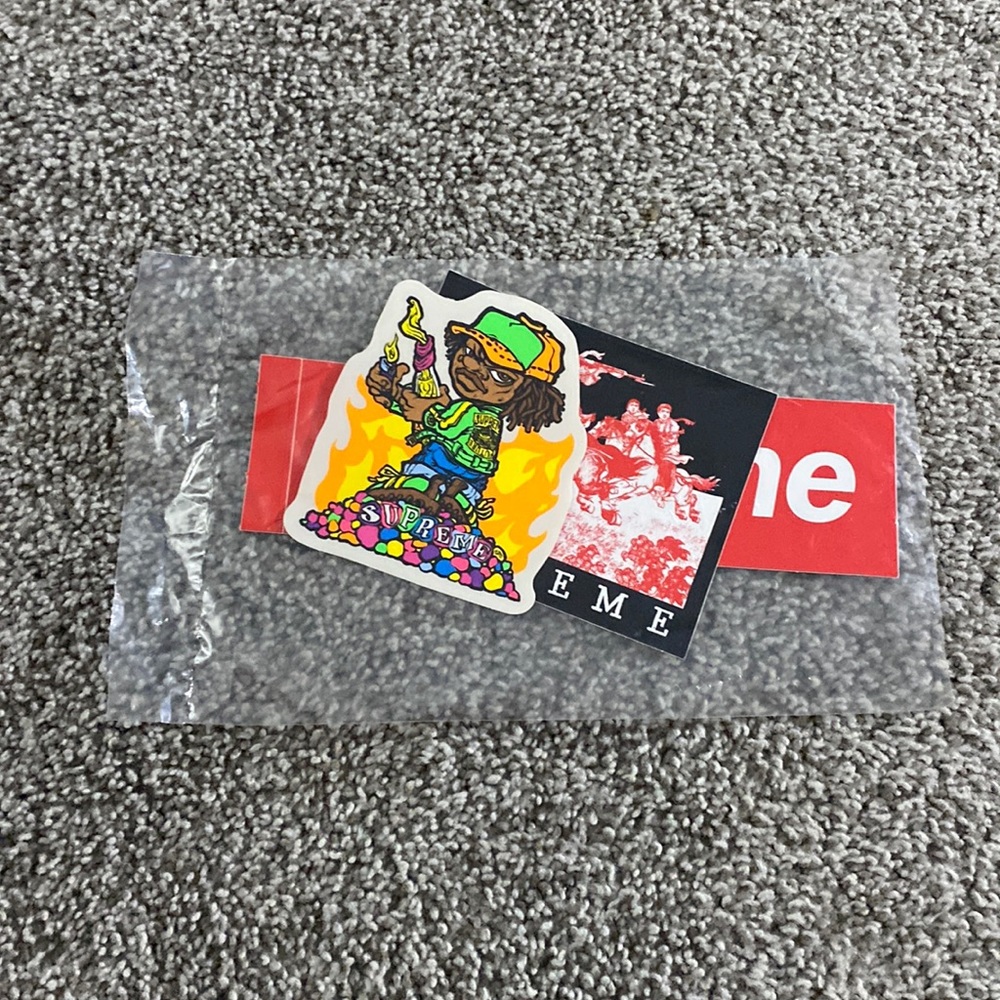Sealed Supreme Box Logo + Sticker Pack